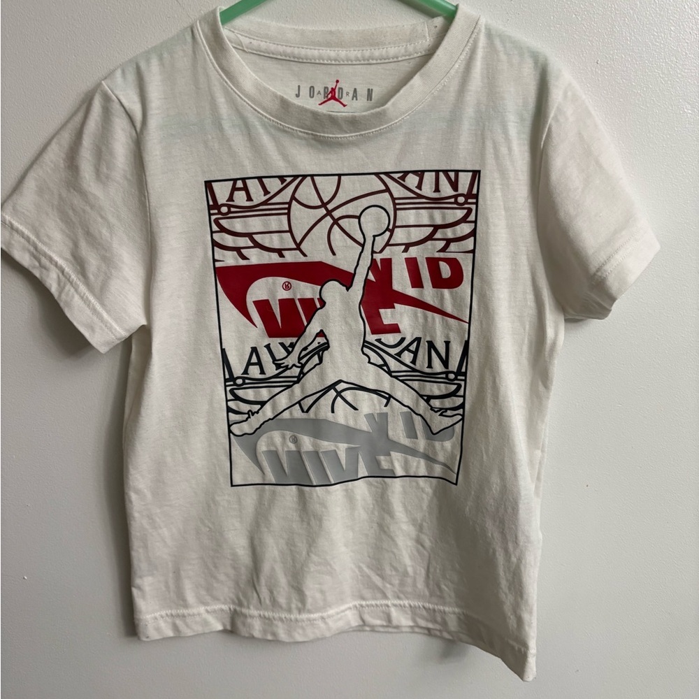 Jordan Kids Graphic T-Shirt - White 6-7 years